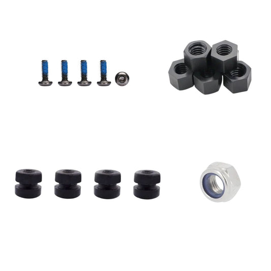 Screws, Nuts & rubbers dampers (10pcs)