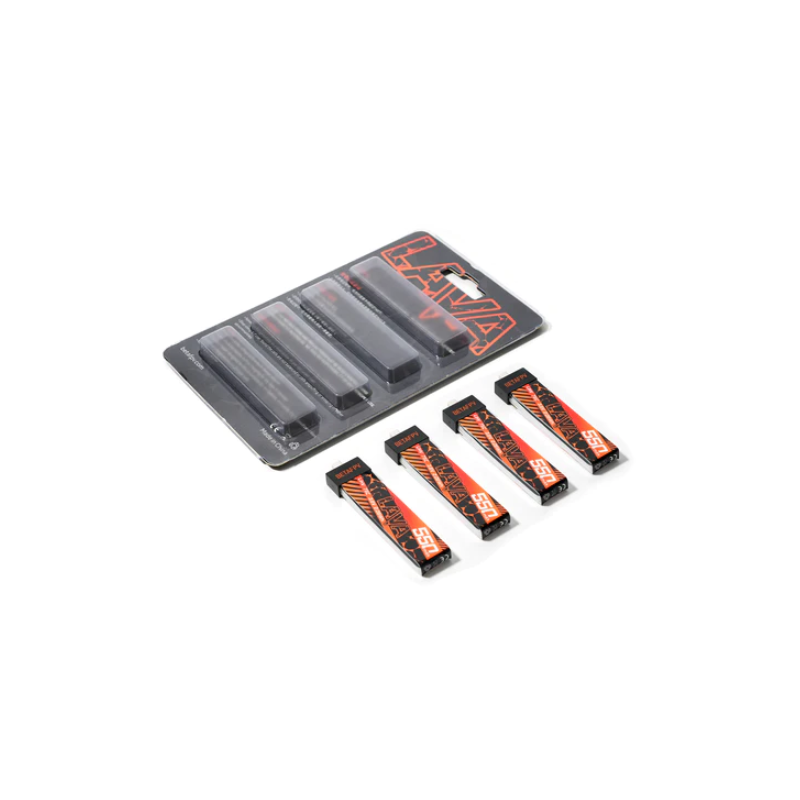 BetaFPV LAVA 1S 550mAh 75C Battery (4PCS)