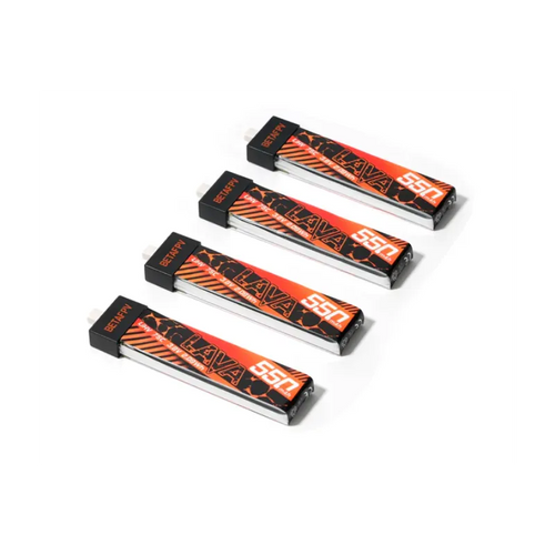 BetaFPV LAVA 1S 550mAh 75C Battery (4PCS)