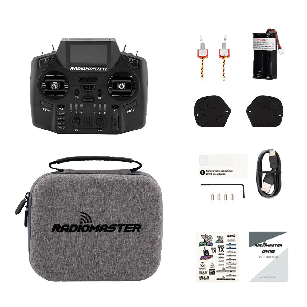 RadioMaster GX12 - ELRS Dual-Band Gemini-X