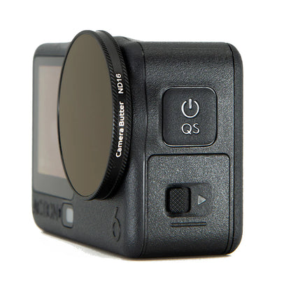 Camera Butter ND Filters for DJI Action 6 - 4 pack (ND4, ND8, ND16, ND32)
