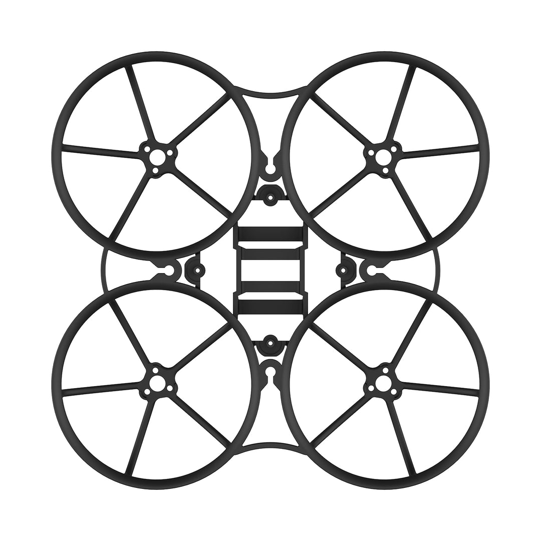 BetaFPV Meteor75 Pro II Frame preto — vista superior