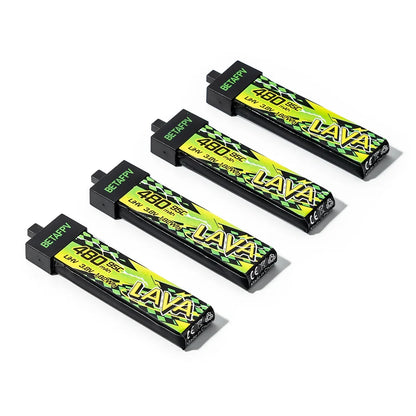 BetaFPV LAVA II 1S 480mAh 95C Battery (4PCS)