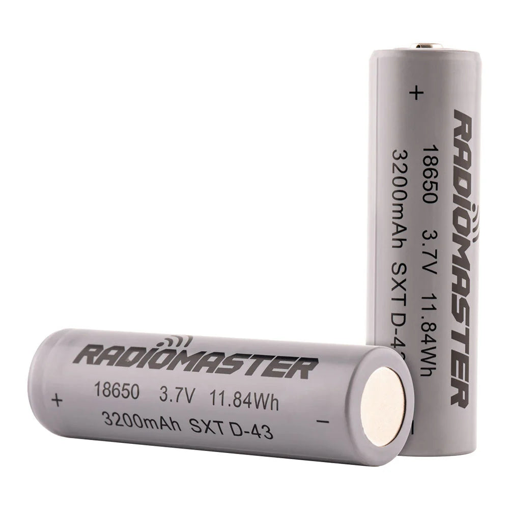 Radiomaster 18650 3200mAh 3.7v Battery (2pcs)